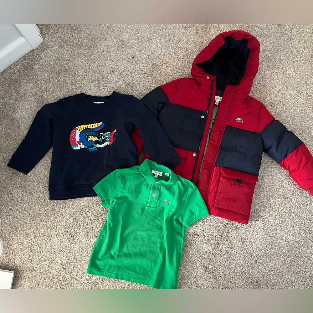 Lacoste Boys Bundle Size 4-6